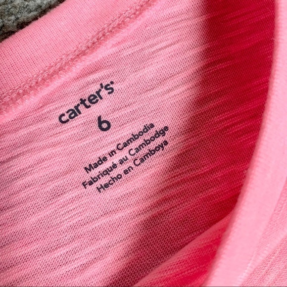 Carter’s Hot Pink Graphic Summer Travel T-shirt 6 - Picture 3 of 4